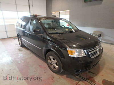 2010 Dodge CARAVAN Grand Cara, black — VIN 2D4RN5D15AR283806, Copart