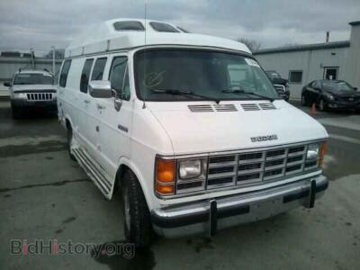 1991 Dodge RAM VAN RAM Van B2, white — VIN 2B7HB21Y6MK438734, Copart