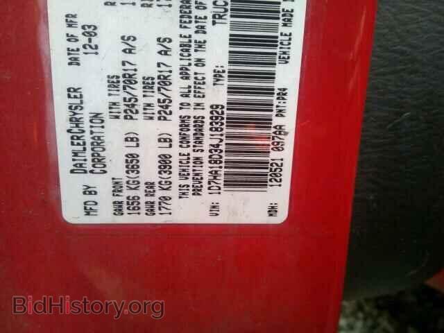 2004 DODGE RAM 1500 - VIN: 1D7HA18D34J183929 - Фото 9