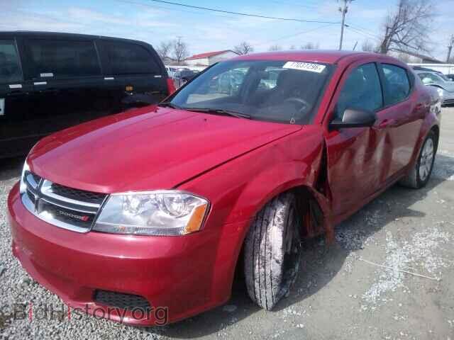 2014 DODGE AVENGER - VIN: 1C3CDZAB9EN107133 - Фото 2