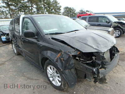 2014 Dodge CARAVAN Grand Cara, black — VIN 2C4RDGCG3ER210585, Copart