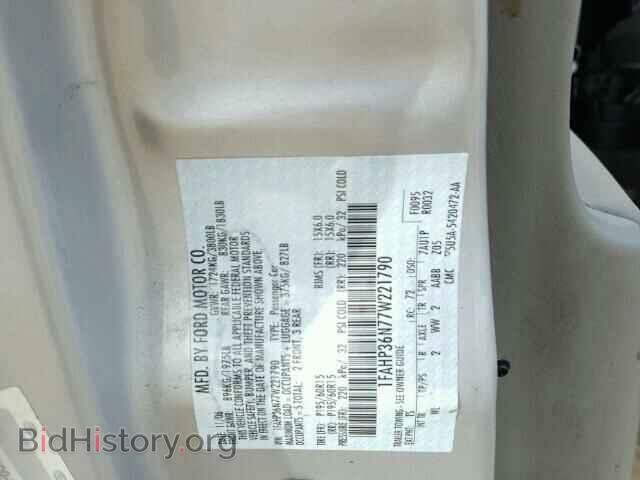 2007 FORD FOCUS - VIN: 1FAHP36N77W221790 - Photo 10