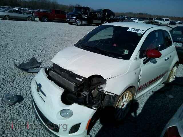 2013 FIAT 500 - VIN: 3C3CFFFH2DT607669 - Фото 2
