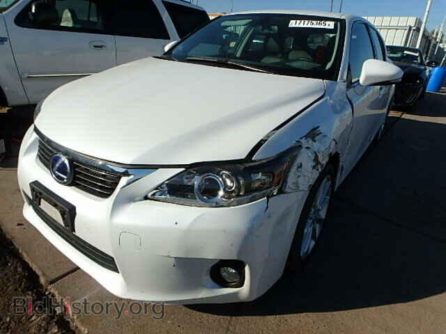 2012 LEXUS CT 200 - VIN: JTHKD5BH5C2077256 - Фото 2