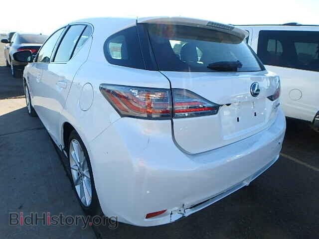 2012 LEXUS CT 200 - VIN: JTHKD5BH5C2077256 - Фото 3