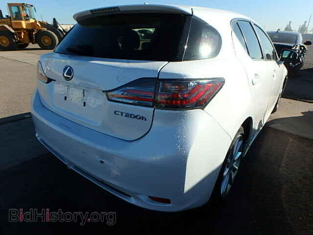 2012 LEXUS CT 200 - VIN: JTHKD5BH5C2077256 - Фото 4