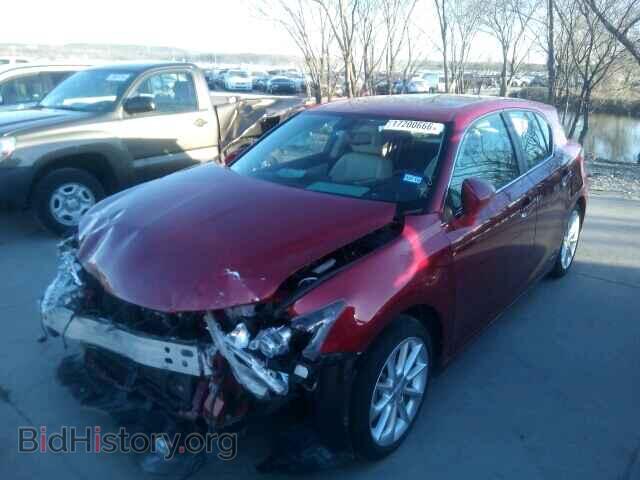 2012 LEXUS CT 200 - VIN: JTHKD5BH0C2079836 - Фото 2