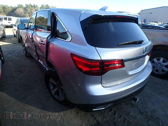 2014 ACURA MDX - VIN: 5FRYD4H22EB007284 - Фото 3