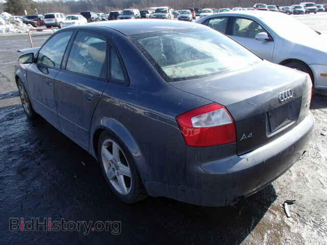 2002 AUDI A4 - VIN: WAUJC68E42A312864 - Фото 3