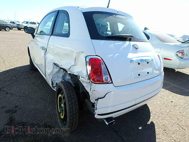 2013 FIAT 500 - VIN: 3C3CFFAR5DT752334 - Фото 3