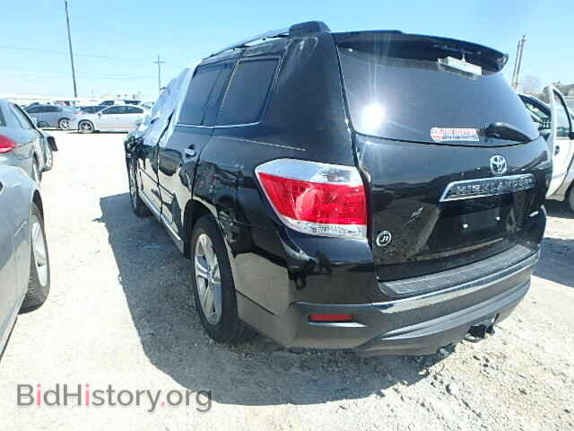 2012 TOYOTA HIGHLANDER - VIN: 5TDDK3EH0CS125562 - Фото 3