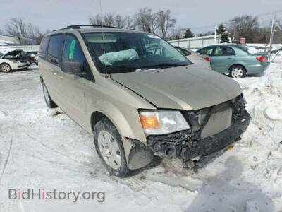 2010 Dodge CARAVAN Grand Cara, gold — VIN 2D4RN4DE8AR423831, Copart