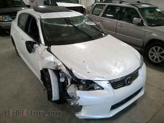 Фотография JTHKD5BH5C2110126 - LEXUS CT 200 2012