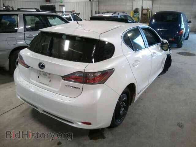 2012 LEXUS CT 200 - VIN: JTHKD5BH5C2110126 - Фото 4