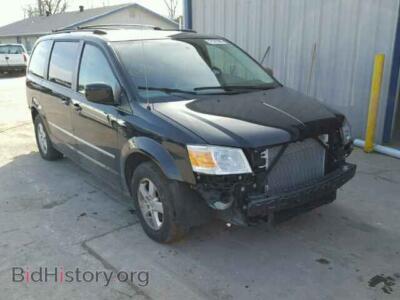 2010 Dodge CARAVAN Grand Cara, black — VIN 2D4RN5D17AR202711, Copart