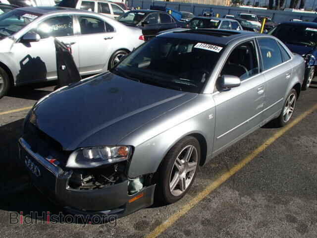 2007 AUDI A4 - VIN: WAUAF78E07A198107 - Фото 2