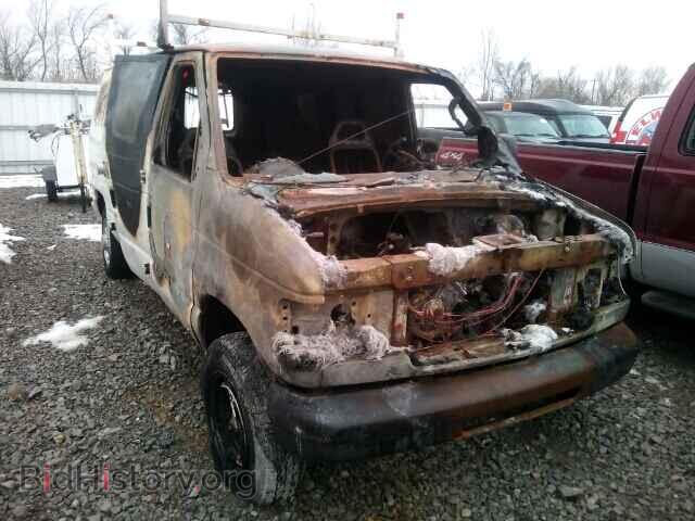 2007 Ford ECONOLINE (VIN 1FTNE14WX7DA41718) — photo 1 of 10, Copart, damage: engine burn