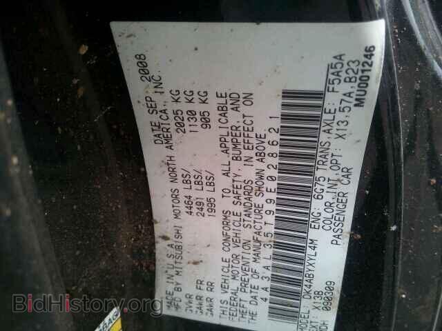 2009 MITSUBISHI ECLIPSE - VIN: 4A3AL35T99E028621 - Photo 10