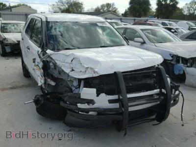 2016 Ford EXPLORER Explorer P, white — VIN 1FM5K8ARXGGA08065, Copart