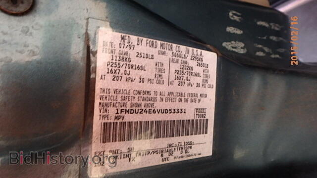 1997 FORD EXPLORER - VIN: 1FMDU24E6VUD53331 - Photo 9