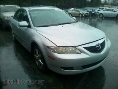 2005 Mazda 6 MAZDA6I, silver — VIN 1YVFP80C855M17210, Copart