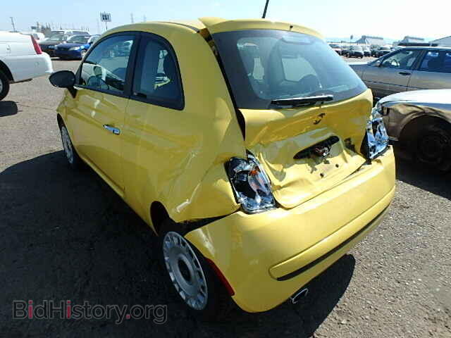2012 FIAT 500 - VIN: 3C3CFFAR1CT295424 - Фото 3