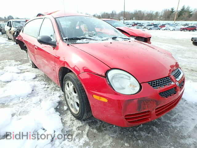 Фотография 1B3ES56CX4D593803 - DODGE NEON 2004