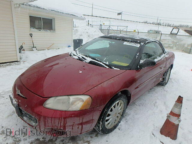 2001 CHRYSLER SEBRING - VIN: 1C3EL45UX1N702920 - Фото 2