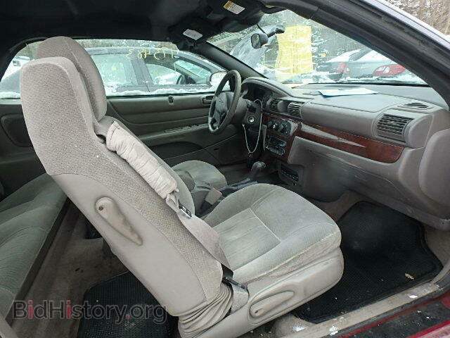 2001 CHRYSLER SEBRING - VIN: 1C3EL45UX1N702920 - Фото 5