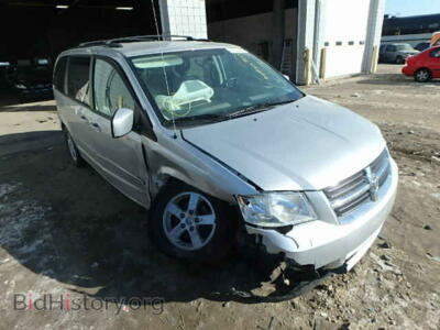 2010 Dodge CARAVAN Grand Cara, silver — VIN 2D4RN5D18AR130854, Copart