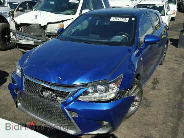 2014 LEXUS CT 200 - VIN: JTHKD5BH8E2201054 - Фото 2