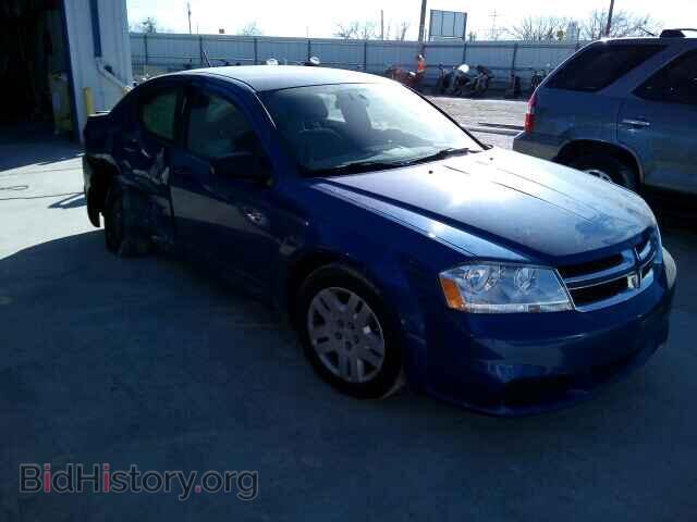 Фотография 1C3CDZAB9CN328129 - DODGE AVENGER 2012