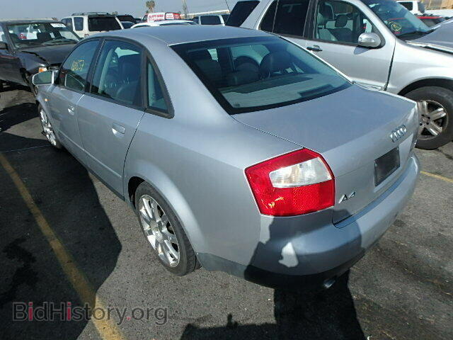 2002 AUDI A4 - VIN: WAULC68E72A149104 - Фото 3