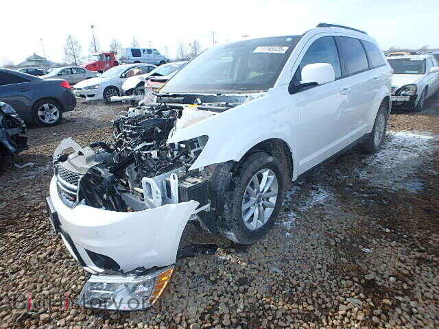 2013 DODGE JOURNEY - VIN: 3C4PDCBG3DT637083 - Фото 2