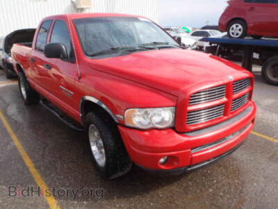 2005 Dodge RAM 1500 RAM 1500 Q, красный — VIN 1D7HA18D95S106252, Copart