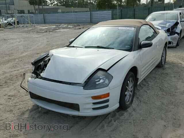 2001 MITSUBISHI ECLIPSE - VIN: 4A3AE45G11E163292 - Фото 2