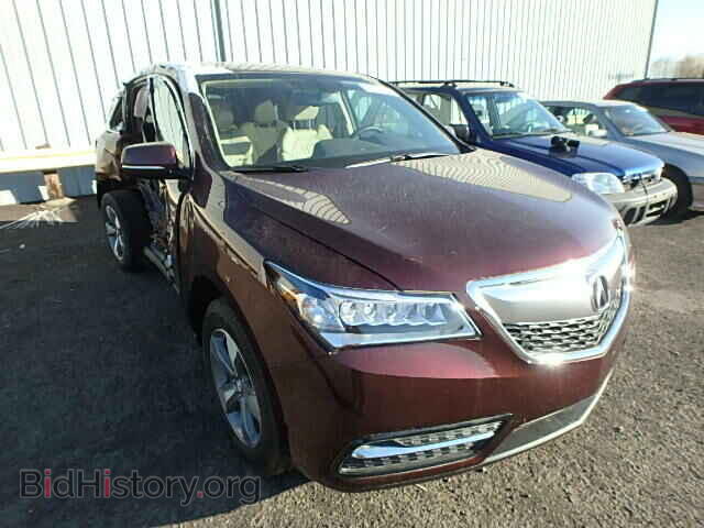 2015 Acura MDX (VIN 5FRYD3H20FB005268) — фото 1 из 10, Copart, повреждение: частичный ремонт