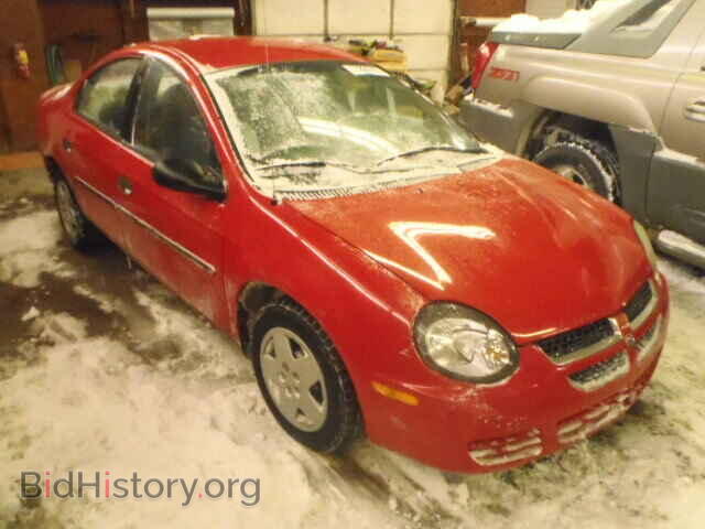 Фотография 1B3ES26C33D137963 - DODGE NEON 2003