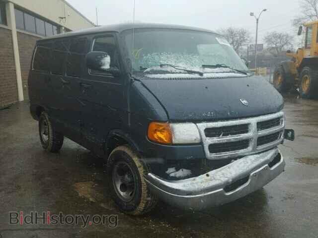 2002 Dodge RAM VAN RAM Wagon (VIN 2B4HB15Y12K108997) — фото 1 из 10, Copart, повреждение: передняя часть
