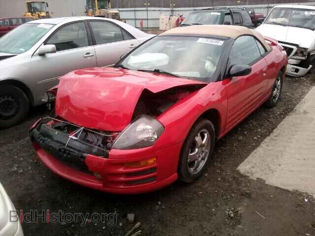 2001 MITSUBISHI ECLIPSE - VIN: 4A3AE45G01E171030 - Фото 2