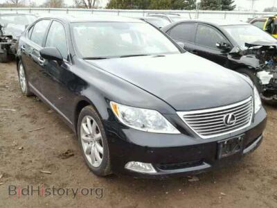 2007 Lexus LS460 LS 460l, черный — VIN JTHGL46F975014161, Copart