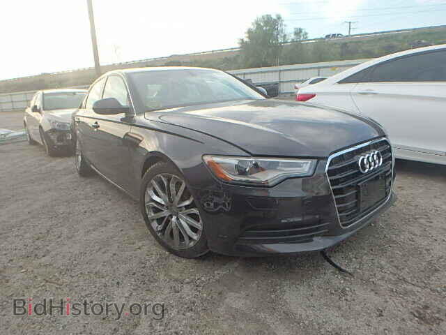 2012 Audi A6 A6 Premium (VIN WAUDFAFC1CN130137) — photo 1 of 10, Copart, damage: side