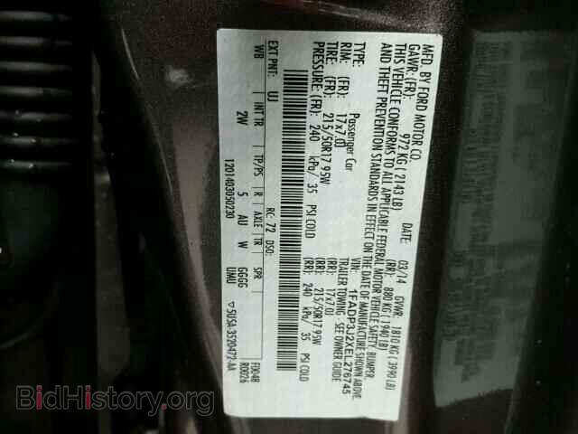 2014 FORD FOCUS - VIN: 1FADP3J2XEL276745 - Фото 10