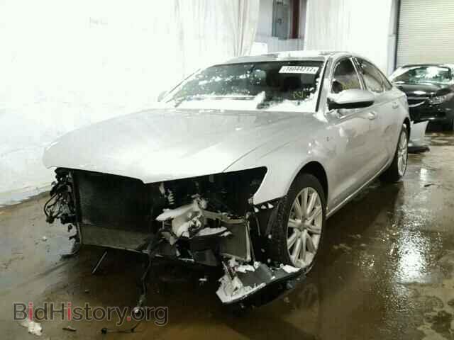2013 AUDI A6 - VIN: WAUGGAFC7DN135824 - Фото 2