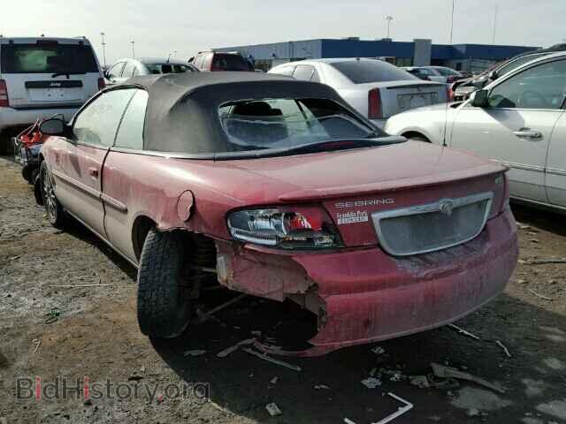 2004 CHRYSLER SEBRING - VIN: 1C3EL75R24N282376 - Фото 3