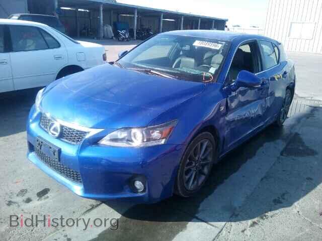 2012 LEXUS CT 200 - VIN: JTHKD5BH5C2074843 - Фото 2