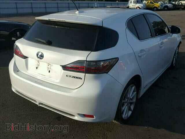 2011 LEXUS CT 200 - VIN: JTHKD5BH6B2029196 - Фото 4