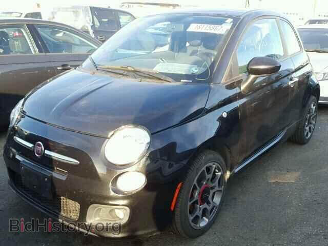2012 FIAT 500 - VIN: 3C3CFFBR9CT287716 - Фото 2