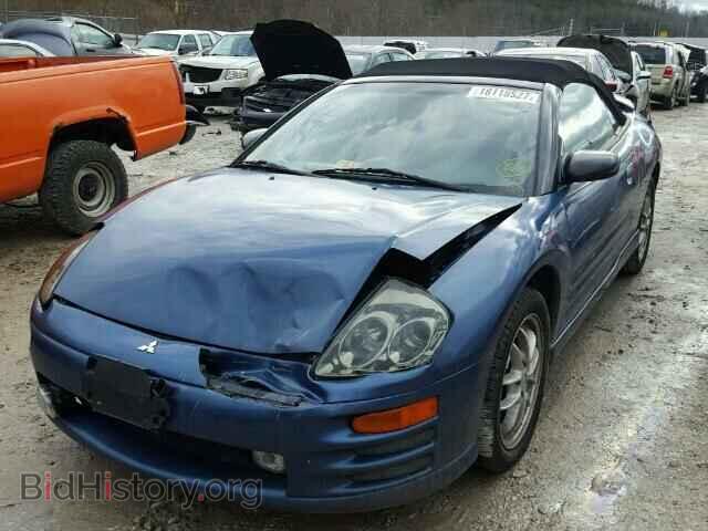 2002 MITSUBISHI ECLIPSE - VIN: 4A3AE85H12E104633 - Фото 2