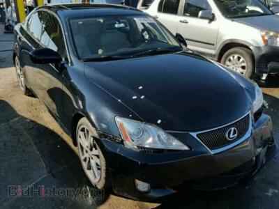 2008 Lexus IS250 IS 250, black — VIN JTHBK262785076383, Copart